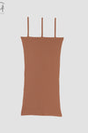 BASERANGE Ribbed Cotton Needle Tank Top TONI and TOTV Collection Made in Portugal BAS-TONI-RB-000-MGH Rose Red